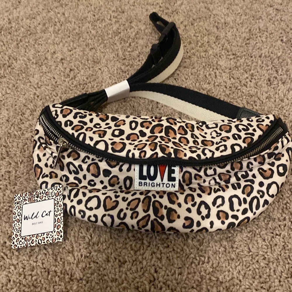 Brighton Belt Bag; Leopard Print